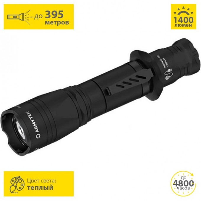 Тактический фонарь ARMYTEK DOBERMANN PRO MAGNET USB F07501W